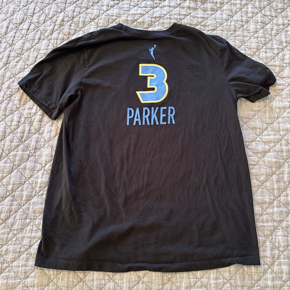 Nike Chicago Sky #3 Parker WNBA Explorer Edition Black T-Shirt Mens L - Picture 6 of 7